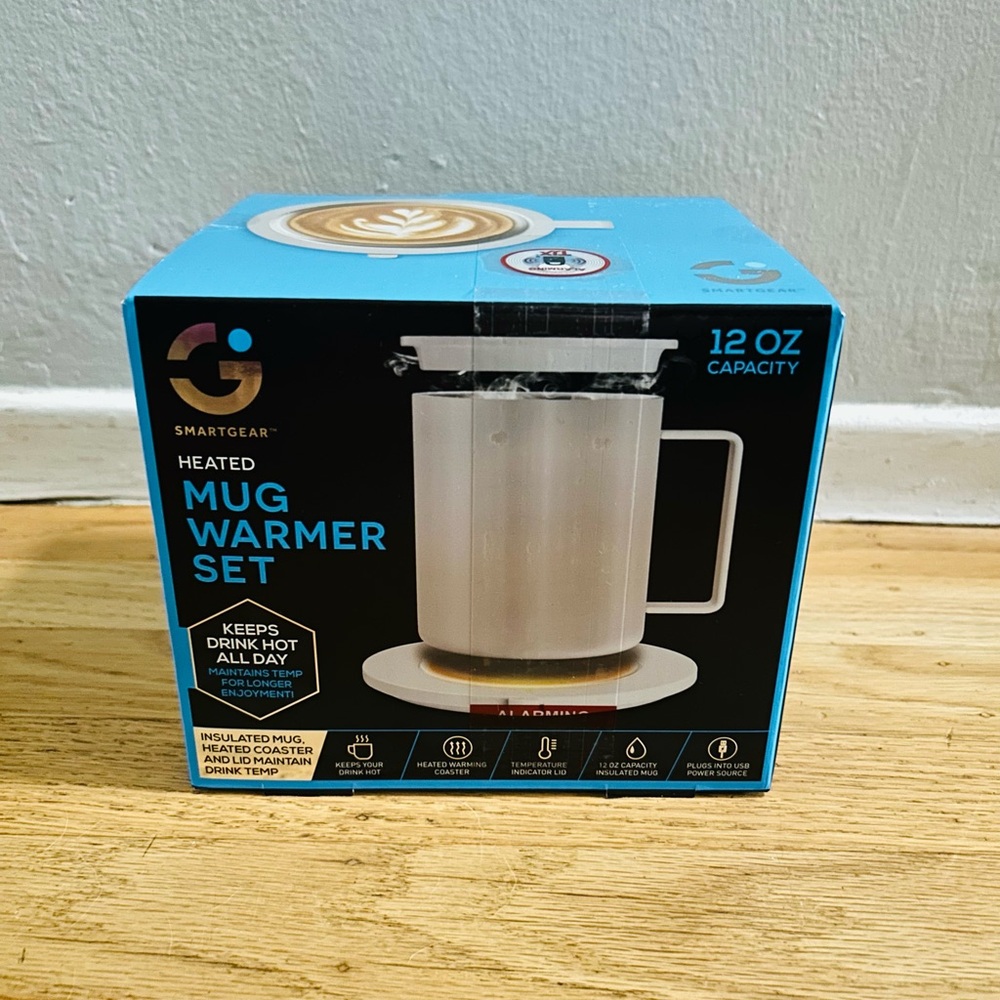 Smartgear Heated Mug Warmer Set - White